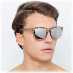Linda Farrow - 712 C7 D-Frame Sunglasses - Truffle - Eyewear - Avvenice