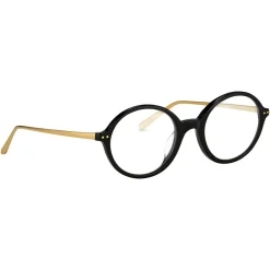 Linda Farrow - 530 C1 Oval Optical Frames - Black - Eyewear - Avvenice