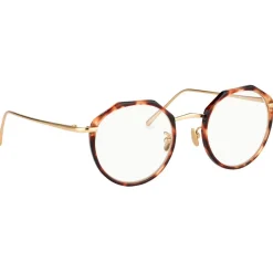 Linda Farrow - 367 C3 Oval Optical Frames - Ash - Eyewear - Avvenice