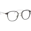Linda Farrow - 803 C8 Oval Optical Frames - Optical Lens in Black Frame - Eyewear - Avvenice