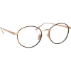 Linda Farrow - 718 C4 Oval Optical Frames - Rose Gold and Tortoiseshell - Eyewear - Avvenice