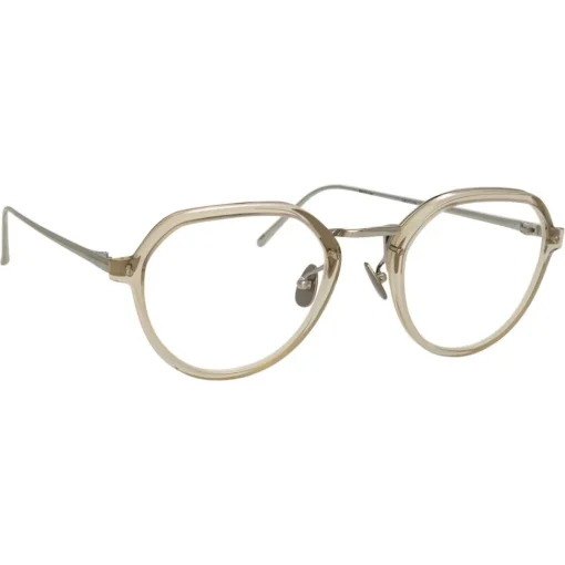 Linda Farrow - 717 C9 Oval Optical Frames - Truffle - Eyewear - Avvenice