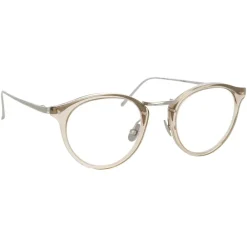 Linda Farrow - 808 C5 Oval Optical Frames - Truffle - Eyewear - Avvenice^ Sunglasses & Eyewear