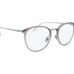 Linda Farrow - 251 C57 Oval Optical Frames - Milky Grey - Eyewear - Avvenice^ Sunglasses & Eyewear