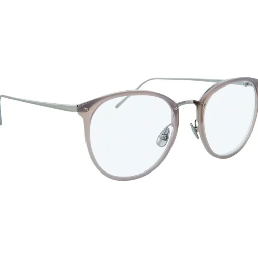 Linda Farrow - 251 C57 Oval Optical Frames - Milky Grey - Eyewear - Avvenice^ Sunglasses & Eyewear