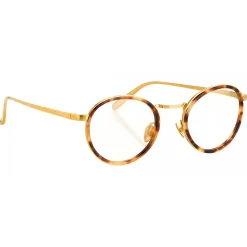 Linda Farrow - 182 C1 Oval Optical Frames - Black - Eyewear - Avvenice