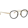 Linda Farrow - 182 C13 Oval Optical Frames - Black - Eyewear - Avvenice