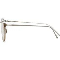 Linda Farrow - 808 C5 Oval Optical Frames - Truffle - Eyewear - Avvenice^ Sunglasses & Eyewear