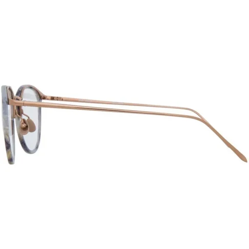 Linda Farrow - 251 C44 Oval Optical Frames - Grey Marble - Eyewear - Avvenice^ Sunglasses & Eyewear