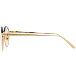 Linda Farrow - 580 C1 Oval Optical Frames - Gold - Eyewear - Avvenice^ Sunglasses & Eyewear