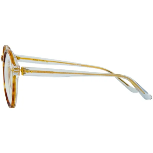 Linda Farrow - 40 C25 Oval Optical Frames - Clear and Tortoiseshell - Eyewear - Avvenice