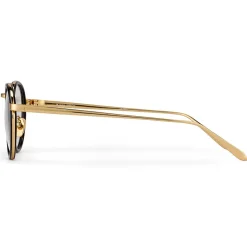 Linda Farrow - 182 C13 Oval Optical Frames - Black - Eyewear - Avvenice