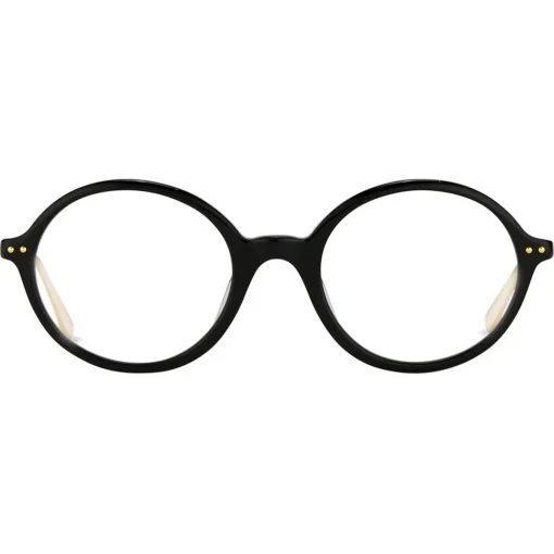 Linda Farrow - 530 C1 Oval Optical Frames - Black - Eyewear - Avvenice