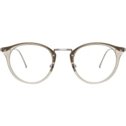 Linda Farrow - 808 C5 Oval Optical Frames - Truffle - Eyewear - Avvenice^ Sunglasses & Eyewear