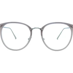 Linda Farrow - 251 C57 Oval Optical Frames - Milky Grey - Eyewear - Avvenice^ Sunglasses & Eyewear