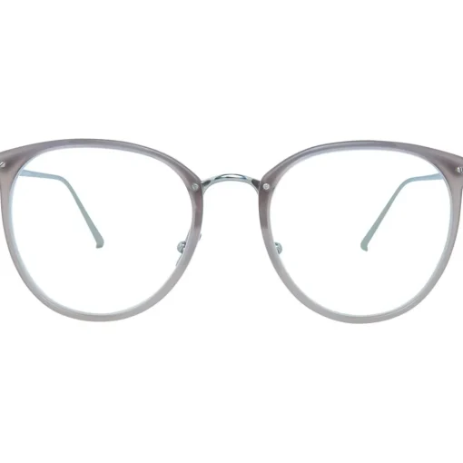 Linda Farrow - 251 C57 Oval Optical Frames - Milky Grey - Eyewear - Avvenice^ Sunglasses & Eyewear