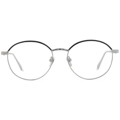 Linda Farrow - 580 C3 Oval Optical Frames - White Gold - Eyewear - Avvenice