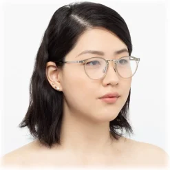 Linda Farrow - 808 C5 Oval Optical Frames - Truffle - Eyewear - Avvenice^ Sunglasses & Eyewear