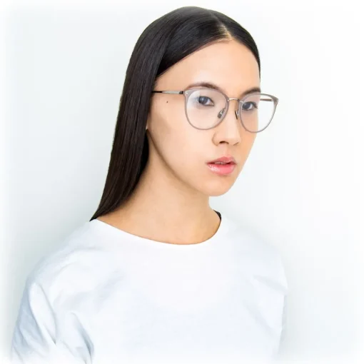 Linda Farrow - 251 C57 Oval Optical Frames - Milky Grey - Eyewear - Avvenice^ Sunglasses & Eyewear