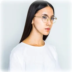 Linda Farrow - 580 C1 Oval Optical Frames - Gold - Eyewear - Avvenice^ Sunglasses & Eyewear