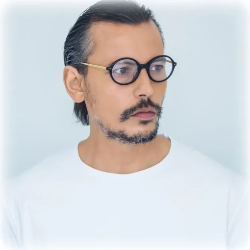 Linda Farrow - 530 C1 Oval Optical Frames - Black - Eyewear - Avvenice