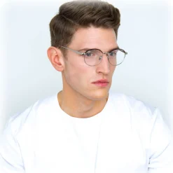 Linda Farrow - 580 C3 Oval Optical Frames - White Gold - Eyewear - Avvenice