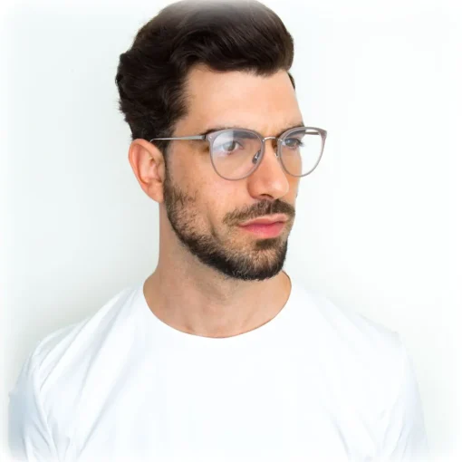 Linda Farrow - 251 C57 Oval Optical Frames - Milky Grey - Eyewear - Avvenice^ Sunglasses & Eyewear