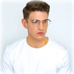 Linda Farrow - 580 C1 Oval Optical Frames - Gold - Eyewear - Avvenice^ Sunglasses & Eyewear