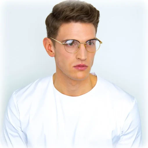 Linda Farrow - 580 C1 Oval Optical Frames - Gold - Eyewear - Avvenice^ Sunglasses & Eyewear