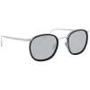 Linda Farrow - 562 C2 Oval Sunglasses - Black - Eyewear - Avvenice