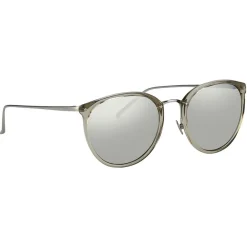 Linda Farrow - 251 C35 Oval Sunglasses - Truffle - Eyewear - Avvenice^ Sunglasses & Eyewear