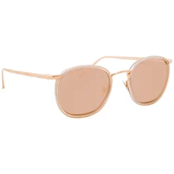 Linda Farrow - 562 C3 Oval Sunglasses - Clear - Eyewear - Avvenice^ Sunglasses & Eyewear
