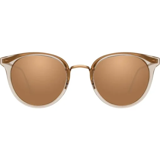 Linda Farrow - 722 C5 Oval Sunglasses - Ash - Eyewear - Avvenice^ Sunglasses & Eyewear