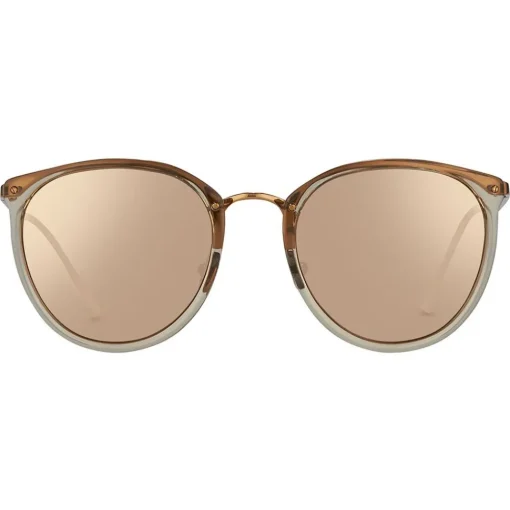 Linda Farrow - 251 C36 Oval Sunglasses - Ash - Eyewear - Avvenice