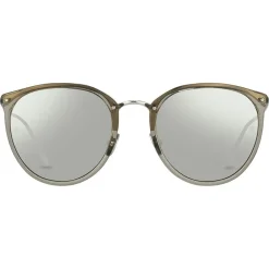 Linda Farrow - 251 C35 Oval Sunglasses - Truffle - Eyewear - Avvenice^ Sunglasses & Eyewear