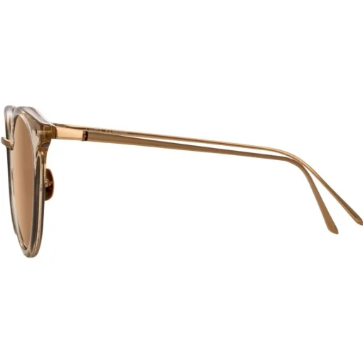 Linda Farrow - 722 C5 Oval Sunglasses - Ash - Eyewear - Avvenice^ Sunglasses & Eyewear