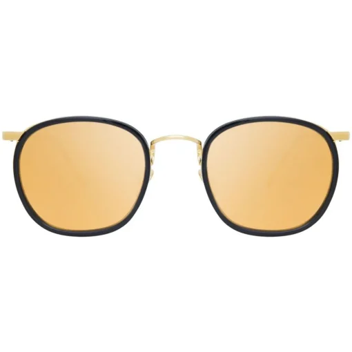 Linda Farrow - 562 C13 Oval Sunglasses - Black - Eyewear - Avvenice