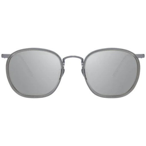 Linda Farrow - 562 C4 Oval Sunglasses - Clear - Eyewear - Avvenice