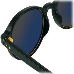 Linda Farrow - 652 C1 Oval Sunglasses - Black - Eyewear - Avvenice^ Sunglasses & Eyewear