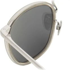 Linda Farrow - 562 C4 Oval Sunglasses - Clear - Eyewear - Avvenice