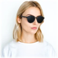 Linda Farrow - 652 C1 Oval Sunglasses - Black - Eyewear - Avvenice^ Sunglasses & Eyewear