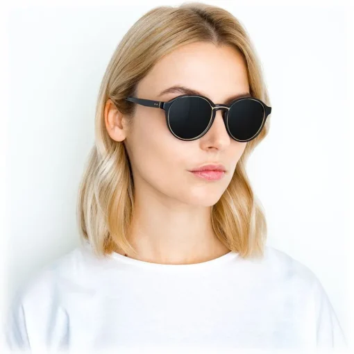 Linda Farrow - 652 C1 Oval Sunglasses - Black - Eyewear - Avvenice^ Sunglasses & Eyewear