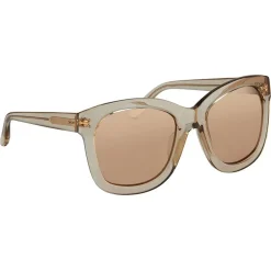 Linda Farrow - 513 C4 Oversized Sunglasses - Ash - Eyewear - Avvenice