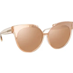 Linda Farrow - 790 C4 Oversized Sunglasses - Ash - Eyewear - Avvenice