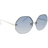 Linda Farrow - 567 C6 Oversized Sunglasses - Gold - Eyewear - Avvenice^ Sunglasses & Eyewear