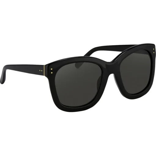Linda Farrow - 513 C1 Oversized Sunglasses - Black - Eyewear - Avvenice^ Sunglasses & Eyewear