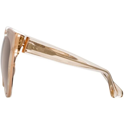 Linda Farrow - 790 C4 Oversized Sunglasses - Ash - Eyewear - Avvenice