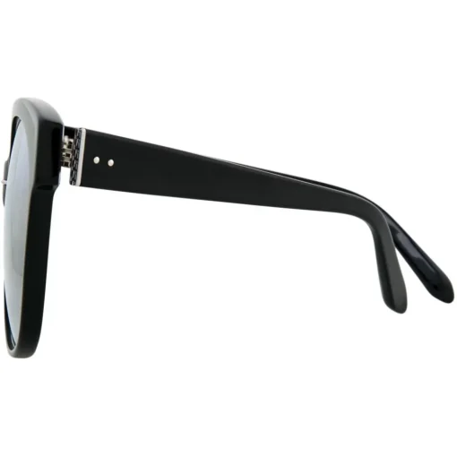 Linda Farrow - 651 C3 Oversized Sunglasses - Black - Eyewear - Avvenice^ Sunglasses & Eyewear