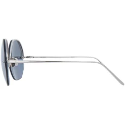 Linda Farrow - 567 C2 Oversized Sunglasses - White Gold - Eyewear - Avvenice^ Sunglasses & Eyewear