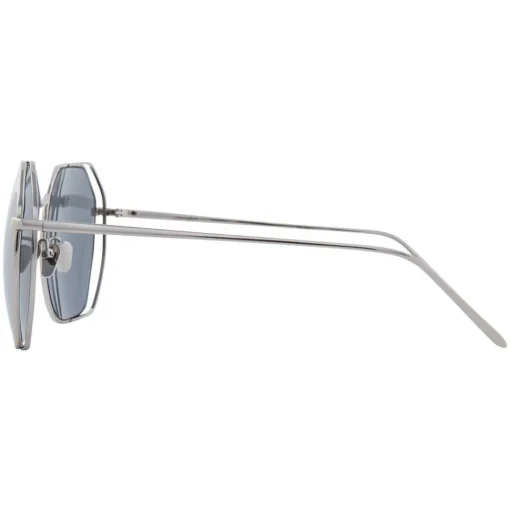 Linda Farrow - 350 C12 Oversized Sunglasses - White Gold - Eyewear - Avvenice^ Sunglasses & Eyewear